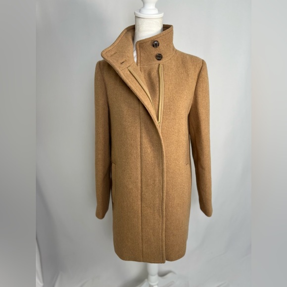NEW / J.Crew Factory Button-neck city coat - Picture 7 of 7